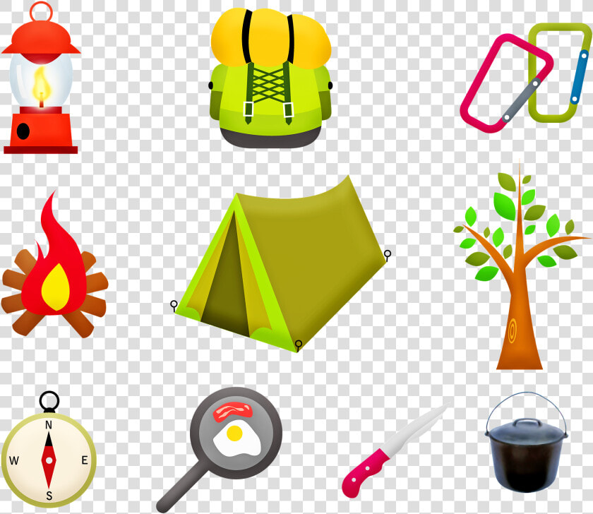 Things You Take Camping Clipart   Transparent Cartoons   Things You Can Take Camping  HD Png DownloadTransparent PNG