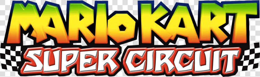 Transparent Mario Kart Logo Png   Mario Kart Super Circuit Logo  Png DownloadTransparent PNG