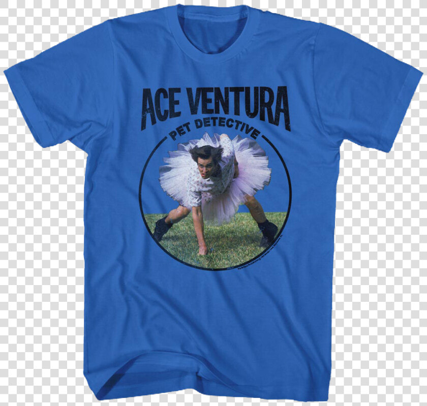 Football Stance Ace Ventura T shirt   Back In Black T Shirt  HD Png DownloadTransparent PNG