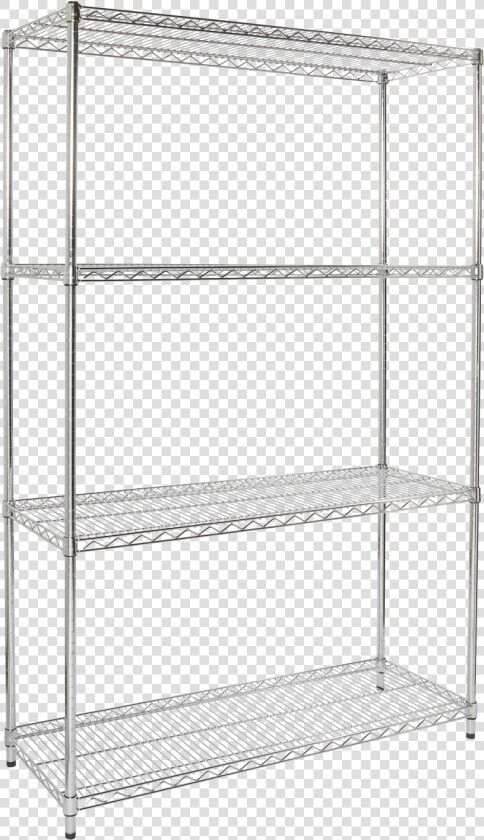 Chrome Industrial Post Shelving   Shelf  HD Png DownloadTransparent PNG