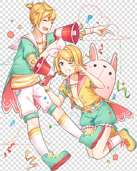 Kagamine Len  Kagamine Rin  And Vocaloid Image   Rin Kagamine Lyrical Star  HD Png DownloadTransparent PNG