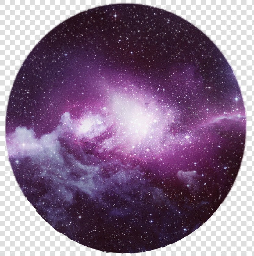 Galaxy Pink Violet Blue White Star Stars Circle Tumblr   Purple Galaxy Circle Png  Transparent PngTransparent PNG