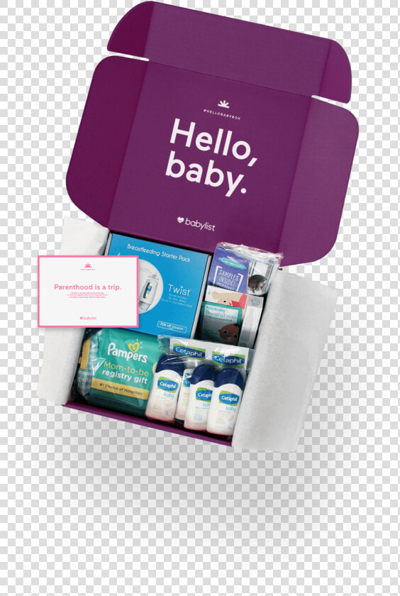 Get Your Free Hello Baby Box   Babylist Hello Baby Box  HD Png DownloadTransparent PNG