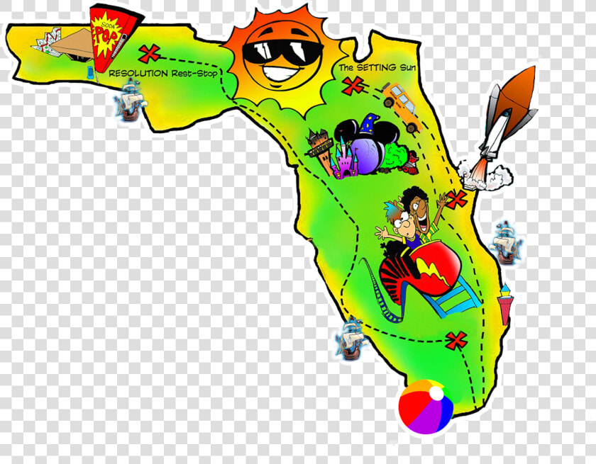 Florida Map Clipart  free  By Preptoon   Florida Clipart  HD Png DownloadTransparent PNG