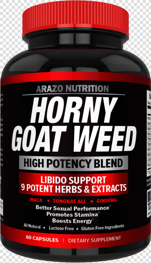 Horny Goat Weed   Bodybuilding Supplement  HD Png DownloadTransparent PNG