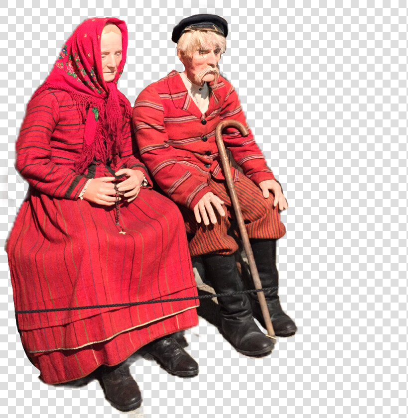 Old People Grandmother Grandfather Elderly Farmer Polis   Sitting  HD Png DownloadTransparent PNG