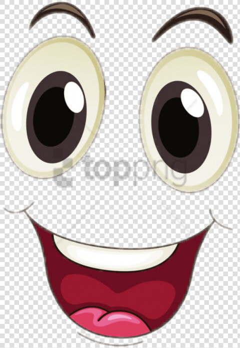 Free Png Cartoon Eyes And Mouth Png Image With Transparent   Cartoon Face Expression Png  Png DownloadTransparent PNG