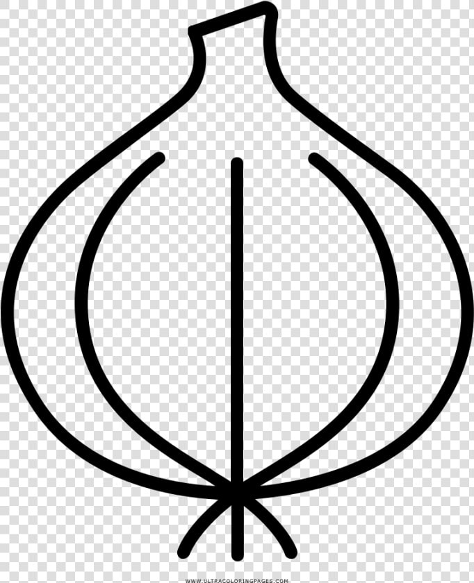 Onion Coloring Page   Imagenes Para Dibujar De Cebolla  HD Png DownloadTransparent PNG