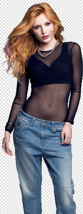  jeans  dark  bellathorne  red  night  love  drees   Bella Thorne In Nylons  HD Png DownloadTransparent PNG