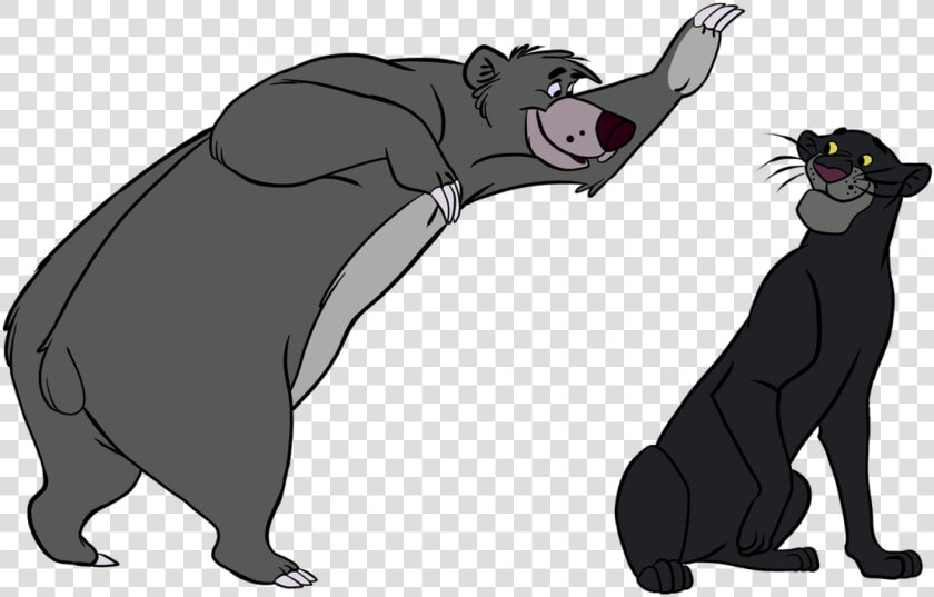 Download Baloo Png Background Image   Libro De La Selva Bagheera  Transparent PngTransparent PNG