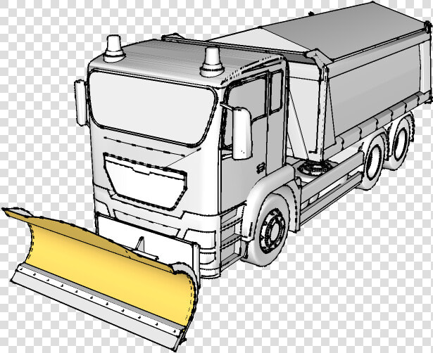 Snow Plow Blades In Hardox® Steel   Trailer Truck  HD Png DownloadTransparent PNG