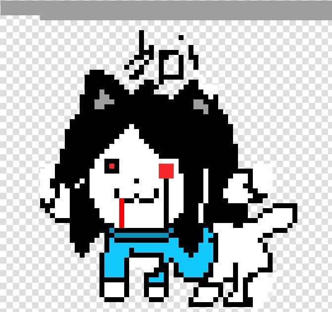 Temmie Pixel  HD Png DownloadTransparent PNG