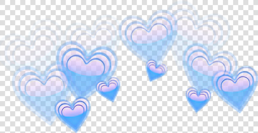  hearts  corazones  blue  rainbow  azul  arcoiris  colores   Blue Heart Emoji Transparent  HD Png DownloadTransparent PNG