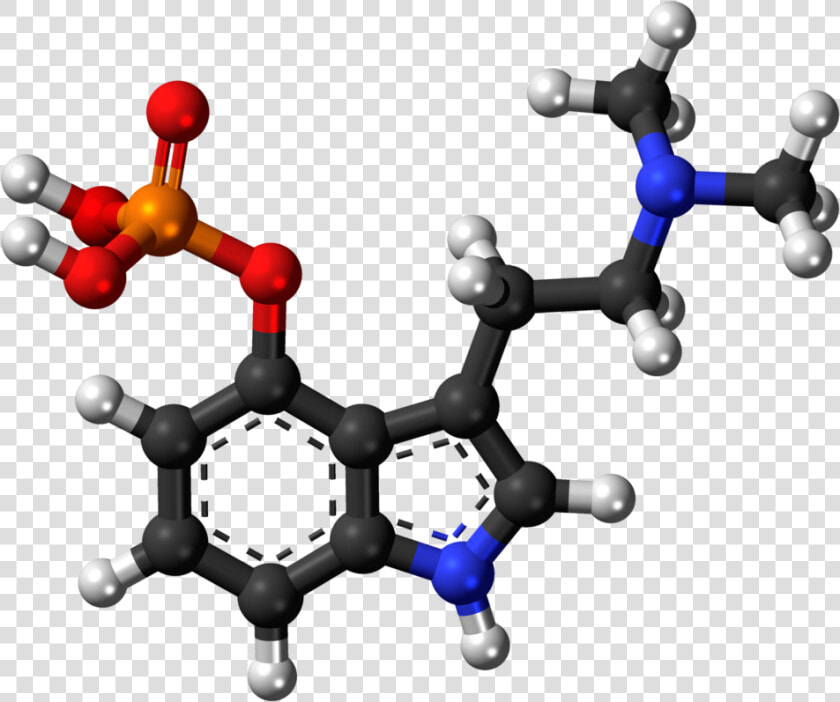 Serotonin Ball And Stick Model  HD Png DownloadTransparent PNG