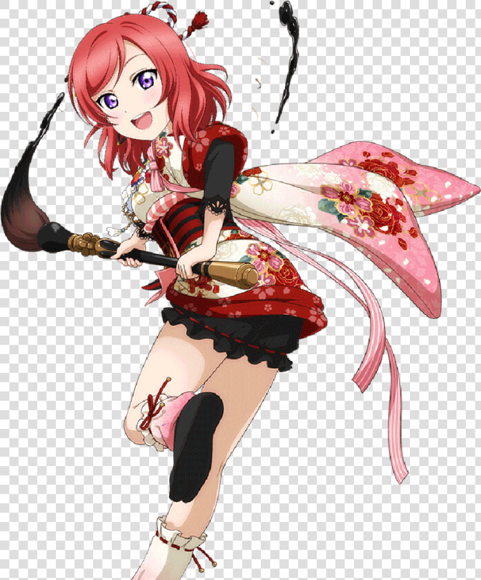  maki  nishikino  lovelive  anime  girl  cardedit   Card Maki Nishikino Png  Transparent PngTransparent PNG