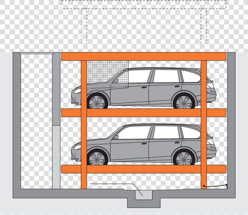 Underground Car Stacker System  HD Png DownloadTransparent PNG