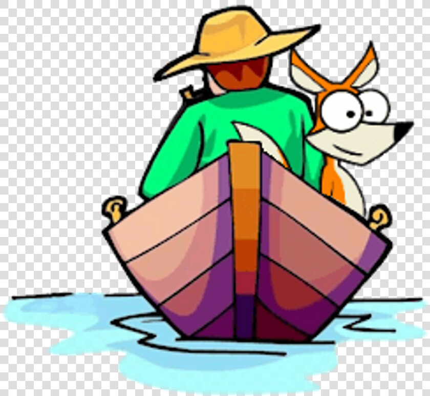 Fisherman Boat Clipart   Fisherman Fishing Clip Art  HD Png DownloadTransparent PNG