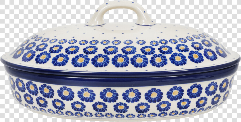 Covered Oval Casserole Class Lazyload Lazyload Mirage   Blue And White Porcelain  HD Png DownloadTransparent PNG