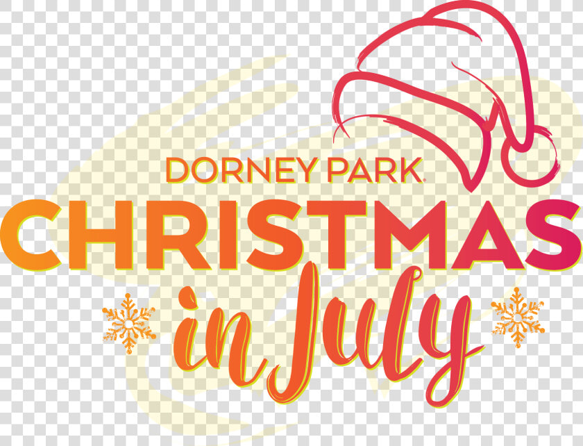 Dorney Park Christmas In July   Christmas In July Logo  HD Png DownloadTransparent PNG