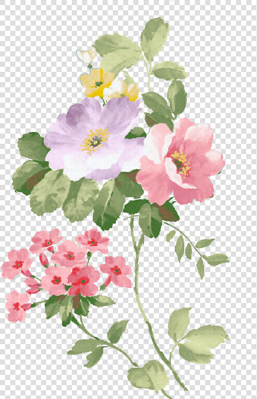  boquet  bouquet  watercolor  watercolour  flowers   Watercolor Painting  HD Png DownloadTransparent PNG