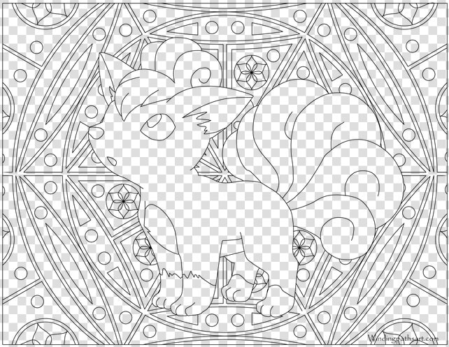 037 Vulpix Pokemon Coloring Page   Vulpix Pokemon Coloring Pages  HD Png DownloadTransparent PNG