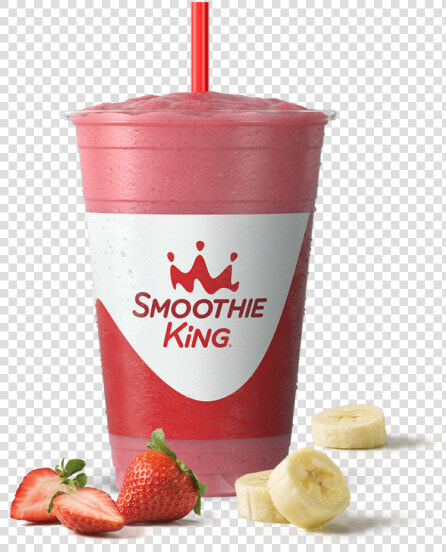 Sk Take A Break Banana Berry Treat With Ingredients   Smoothie King Keto  HD Png DownloadTransparent PNG