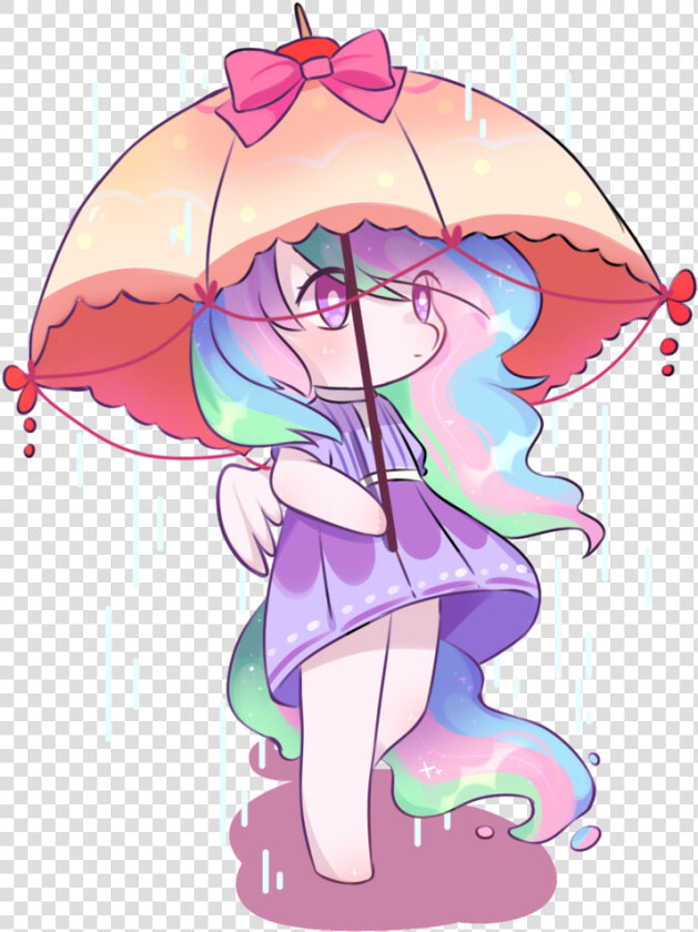 Alicorn Artist Nitrogenowo   Chibi Umbrella  HD Png DownloadTransparent PNG