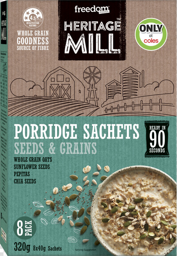 Heritage Mill Porridge Sachets  HD Png DownloadTransparent PNG