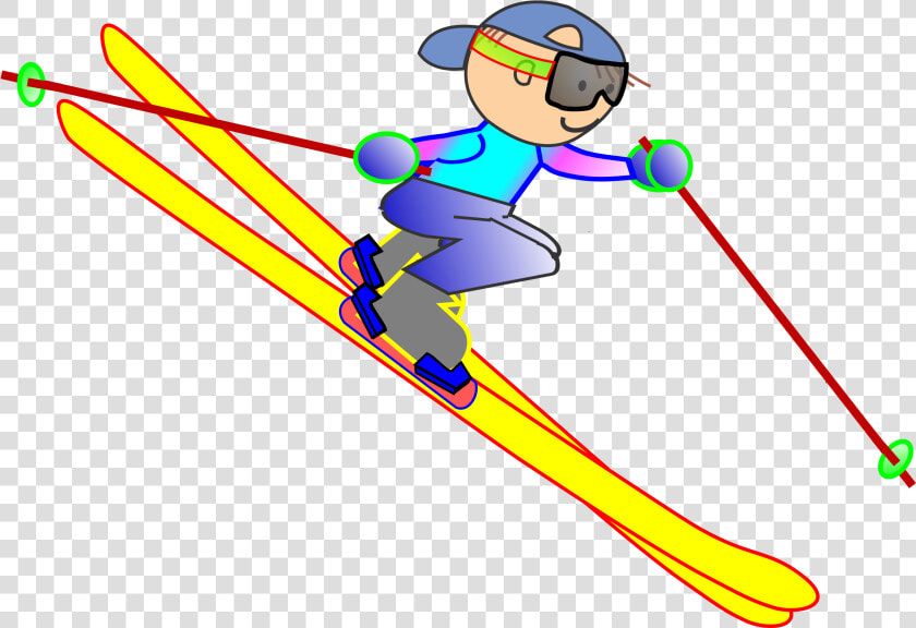 Skis Drawing Guy   Skier Clip Art  HD Png DownloadTransparent PNG