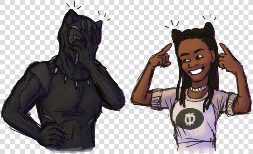 Black Panther Shuri Drawing  HD Png DownloadTransparent PNG