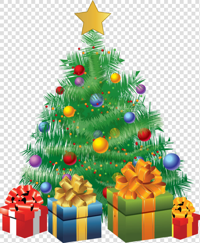 Animated Christmas Tree With Gifts  HD Png DownloadTransparent PNG