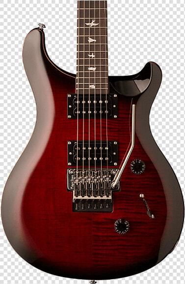 Prs Se Custom 24 Fire Red Burst  HD Png DownloadTransparent PNG