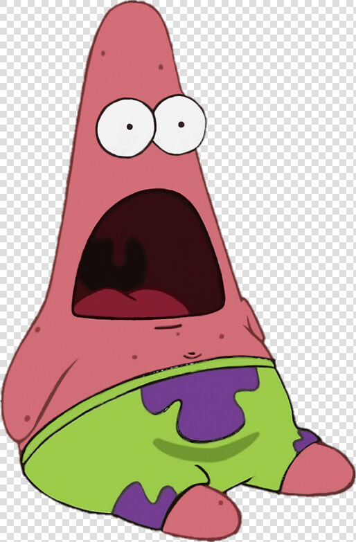 Transparent Surprised Patrick Png   Patrick Star  Png DownloadTransparent PNG