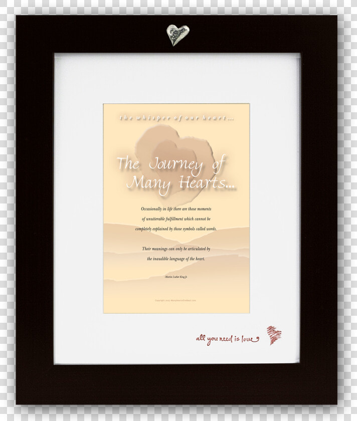 Whisper Of Our Heart   Picture Frame  HD Png DownloadTransparent PNG