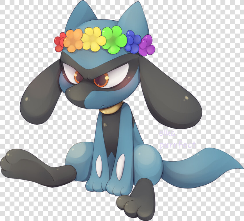 Riolu Pride Flower Crown  HD Png DownloadTransparent PNG