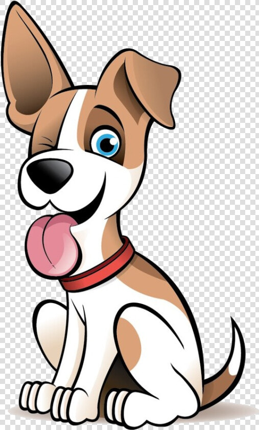 Dog Clipart Kawaii   Cartoon Dog Winking  HD Png DownloadTransparent PNG