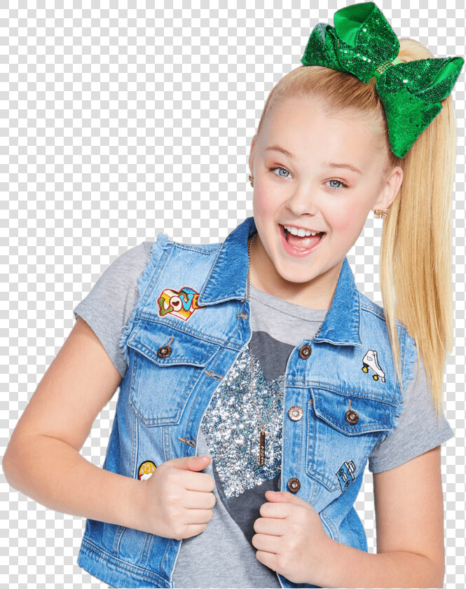 Jojo Siwa With Green Bow In Hair   Jojo Siwa  HD Png DownloadTransparent PNG