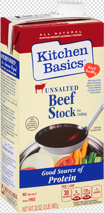 Kitchen Basics® Unsalted Beef Stock   Kitchen Basics Beef Stock  HD Png DownloadTransparent PNG