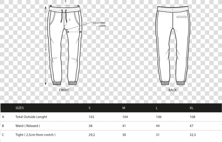 Sizechart Hangten Icon Pant   Png Download   Hang Ten Size Chart Jeans  Transparent PngTransparent PNG