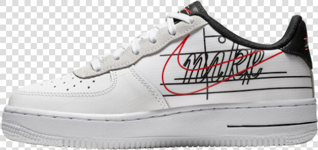 Nike Boy S Air Jordan 1 Gs Low White Black Red Youth   Af1 Celebration Of The Swoosh  HD Png DownloadTransparent PNG