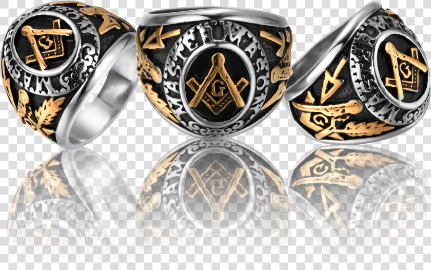 College Style 18k Gold Freemason Ring  HD Png DownloadTransparent PNG