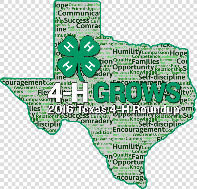 2016 Texas 4 h Roundup   Map  HD Png DownloadTransparent PNG