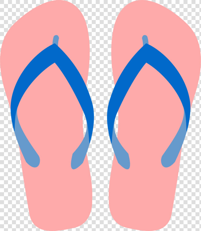 Flip Flops Shoe Footwear   Sandals Clipart  HD Png DownloadTransparent PNG