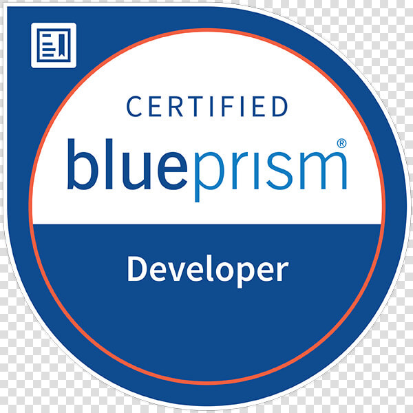 Blue Prism Certified Developer  HD Png DownloadTransparent PNG