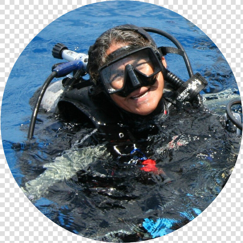 Cristina Roman Cozumel Dive Instructor   Diving Mask  HD Png DownloadTransparent PNG