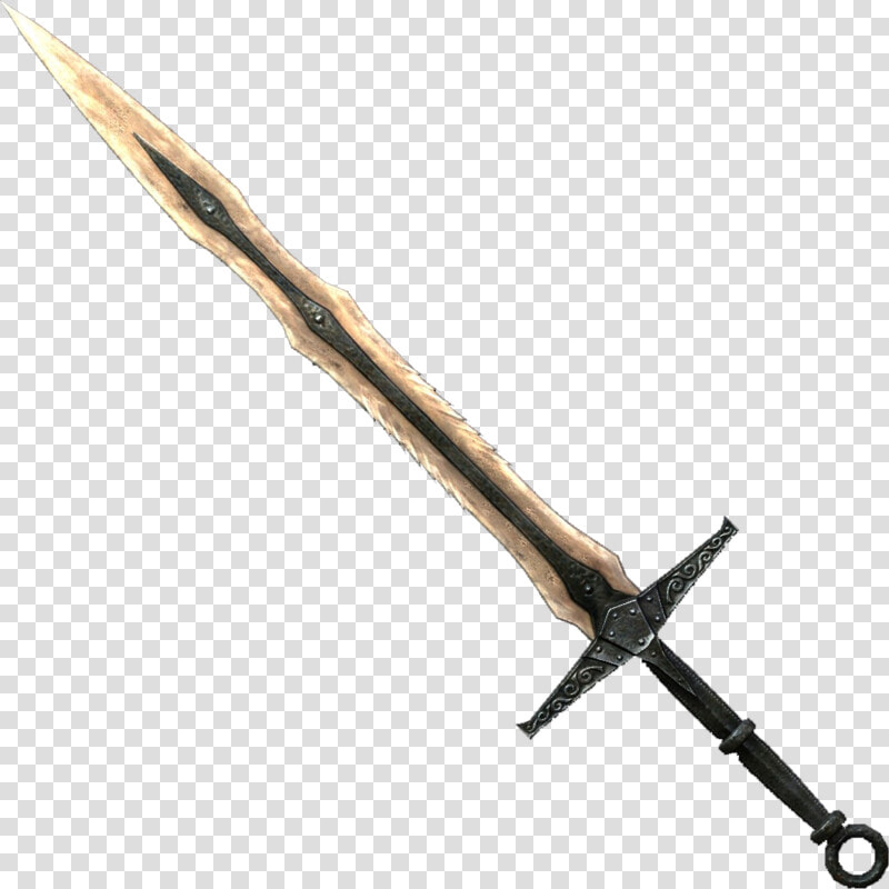 Real Sword Png File   Skyrim Dragonbone Weapons  Transparent PngTransparent PNG