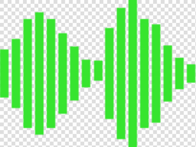 Green Music Wave Transparent   Png Download   Soundwave Clipart  Png DownloadTransparent PNG