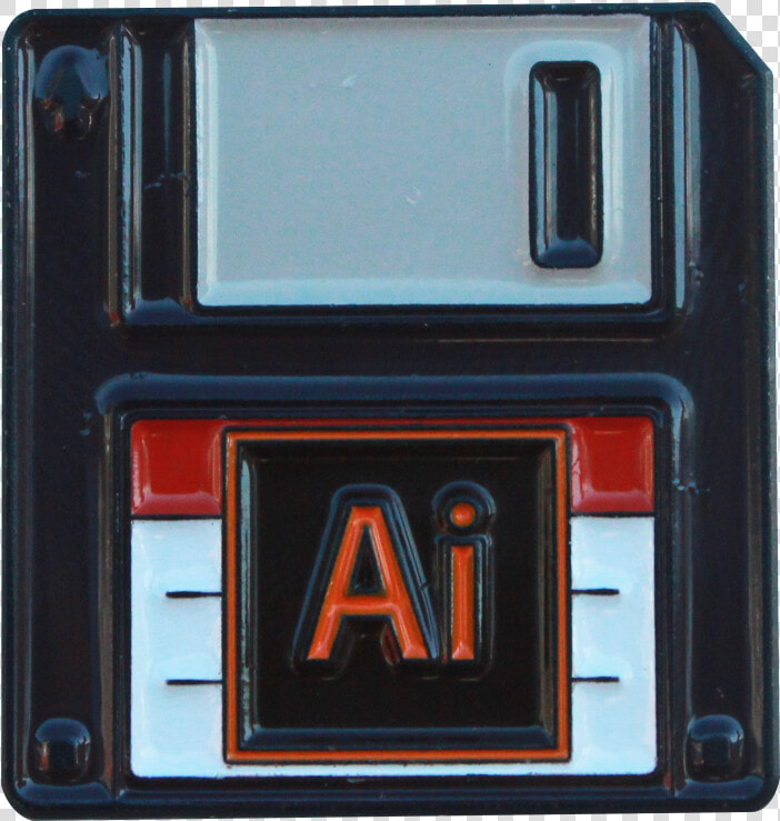 Image Of Adobe Illustrator Floppy Disk Enamel Pin   Gadget  HD Png DownloadTransparent PNG