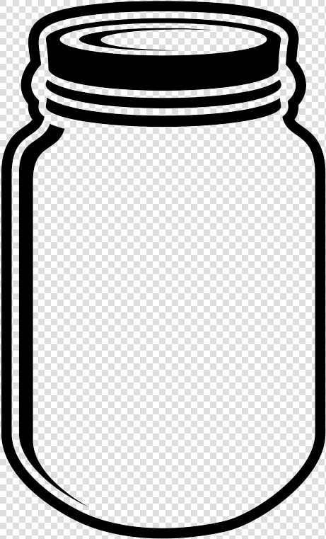 Mason Jar Clipart No Background Mason Jar Clipart No   Mason Jar Clipart Black And White  HD Png DownloadTransparent PNG