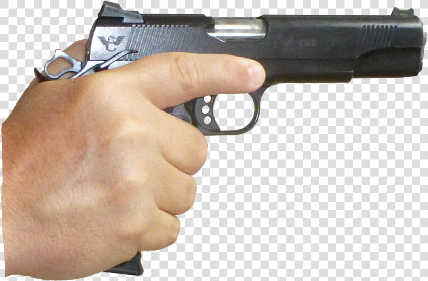 Gun In Hand Png Image   Gun In Hand Transparent Background  Png DownloadTransparent PNG